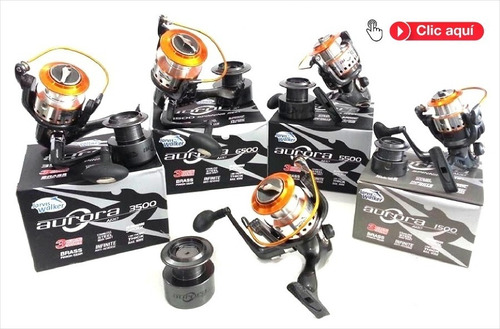 Reel Frontal Grande Para Cañas De Lance