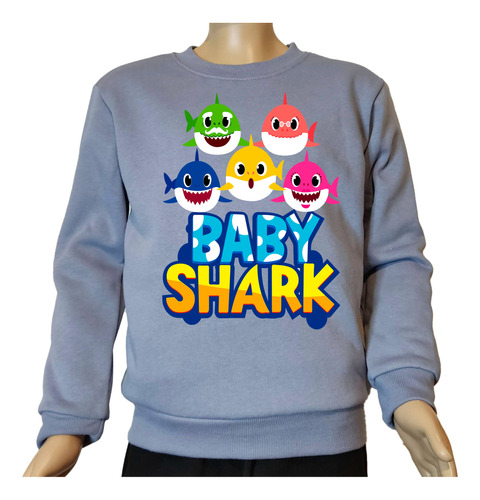 Buzo Baby Shark En 2 Diseños Y En Varios Colores