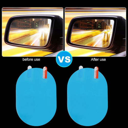 2 Piezas De Película De Coche Espejo Retrovisor