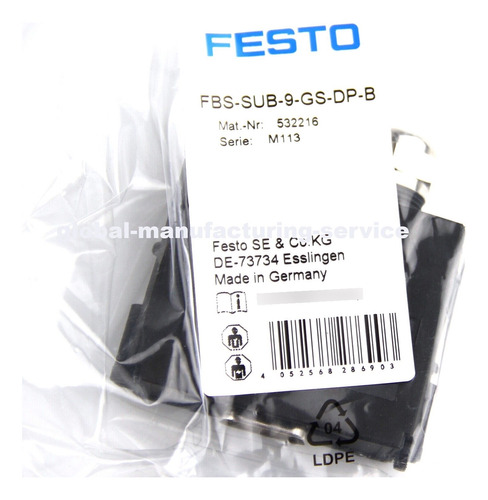 Festo New Fbs-sub-9-gs-dp-b 532216 Plc Fieldbus Socket Plug