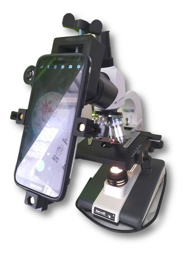 Soporte Adaptador Microscopio Para Celular Universal 