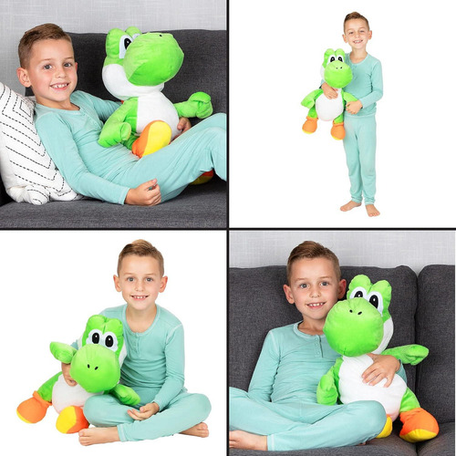 Almohada Yoshi Franco Kids 52 Cm Suave Y Acurrucada