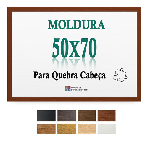 Moldura Chão De Barro 50x70 Quebra Cabeça 1.000 Pcs Com Petg