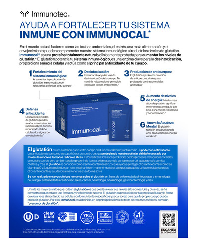 Immunocal Azul Y Plateado