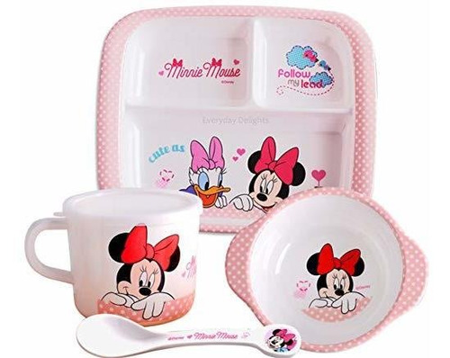 Cubiertos Bebes Disney Minnie - Vajilla Y Cubiertos, Juego D