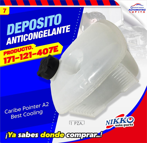 Deposito Anticongelante Caribe Pointer A2 Best Cooling Nikko