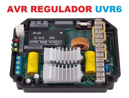 Uvr6 Regulador Electrónico De Voltaje Automático Planta Luz