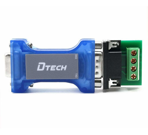 Dtech Rs232 Rs485 Convertidor Adaptador Dato Serie Led