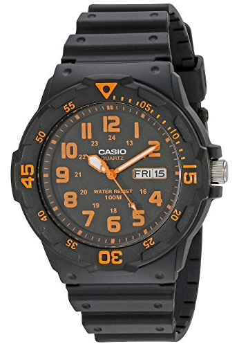 Reloj Negro Con Nueva Pantalla Casio Mrw200h-4bv, Unisex