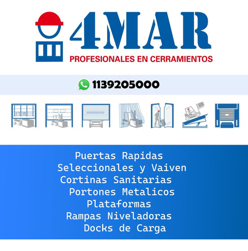 Servicio De Colocacion De Cortinas Pvc Frigorificas