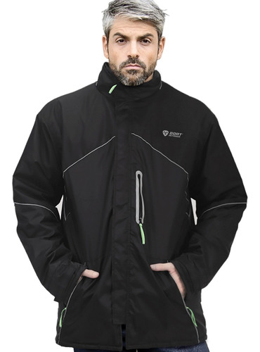 Campera De Abrigo Con Capucha Hombre Impermeable Térmica