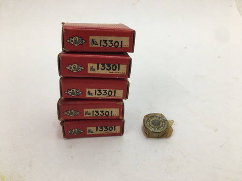 5 Pcs Fag 13301 Self Aligning Bearing 6x19x6 Mm 1026 126 Ttb