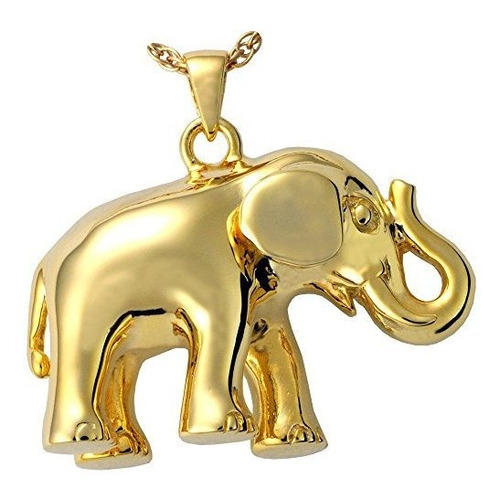 Galeria Conmemorativa 3264gp Elefante Nunca Olvida Oro 14k