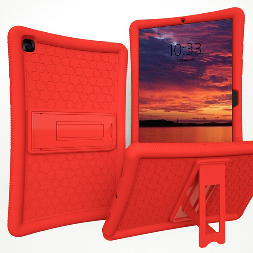 Imagen 3 de 9 de Funda Lenovo M8 En Silicona Mas Mica De Vidrio