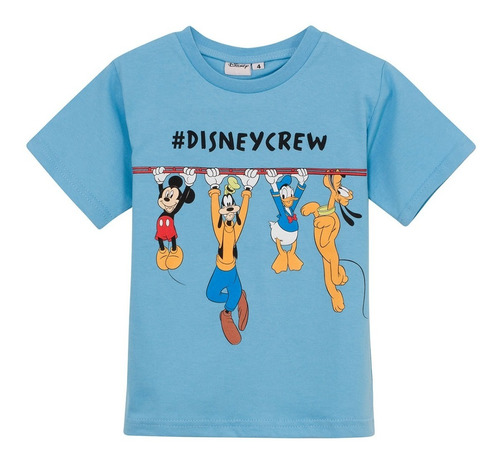 Remera Niños Manga Corta Disney Mickey Mouse Mundo Manias