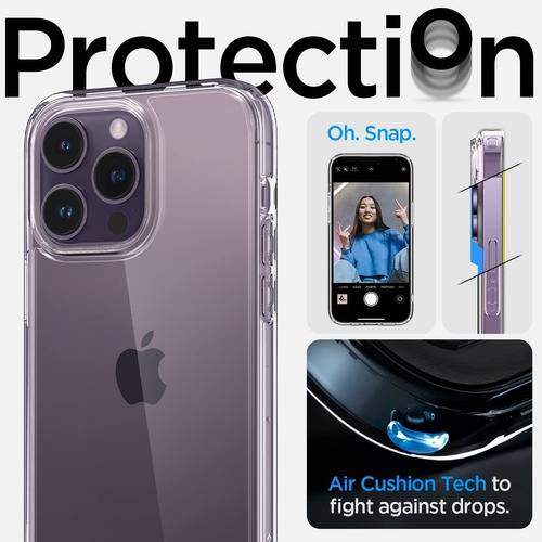 Imagen 4 de 6 de Protector iPhone 14 Pro Spigen