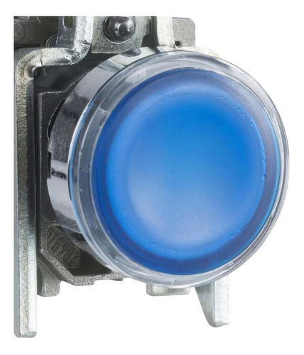 Botón De Luz De Impulso Normal Con Led Azul Xb4bw36b5