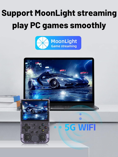Console De Videogame Portátil De Vídeo Retrô Rg353v Com Tela