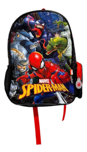 Mochila Escolar Spiderman Villanos Espalda 16 Pulgadas Wabro