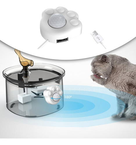 Interruptor De Sensor, Fuente, Gato Y Mascota, Automático Pa