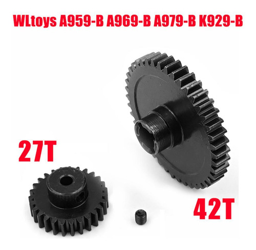 10pcs Para Wltoys 1:18 Rc Gear Differential Rc Buggy