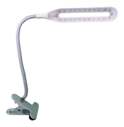 Luminária Led Mesa Abajur Garra Leitura Articulavel Cor da cúpula Branco Cor da estrutura Branco 110V/220V