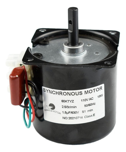 Motor Eléctrico Con Engranajes Sincronizados Chancs 60ktyz,