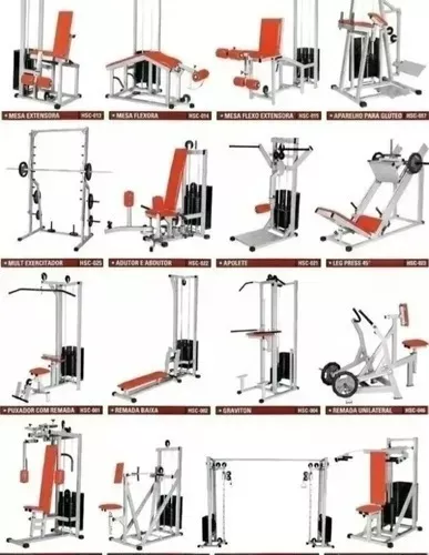 80 Projetos Aparelhos De Academia Profissional + Completo