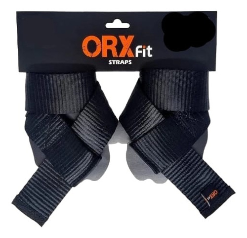 Straps Eco Para Pesas - Orxfit - Negro