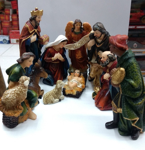 Imagen 2 de 7 de Nacimiento Navidad 6738-6 Mide 15cm