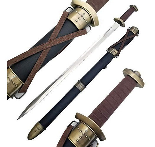 Espada Spatha Celta Vikinga Medieval En Acero Inoxidable 