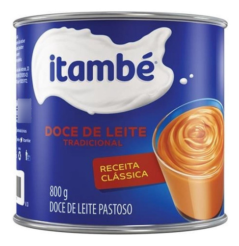 Kit 6 Latas Doce De Leite Itambé Tradicional 800g Cada