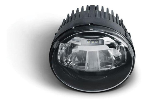 Kit Farol Auxiliar Led Drl 12v Redondo 3 Leds 3w