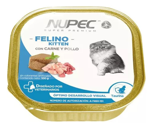 Nupec Felino Kitten Alimento Húmedo De 100gr