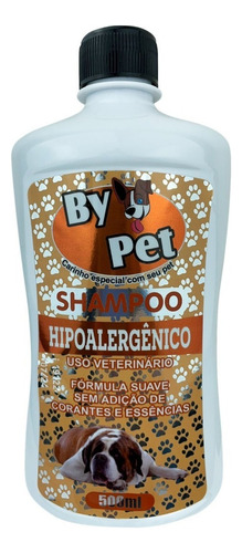Shampoo Pet Cães Gato Uso Veterinário Brilho E Maciez 500ml Fragrância Hipoalergênico