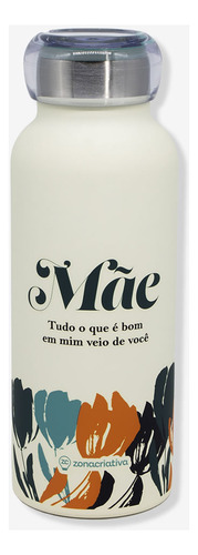 Garrafa Bubble Mãe Pintura Zonacriativa Zona Criativa Cor Azul