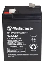Comprar Bateria Westinghouse Original 6v 4ah Para Ups Inversores