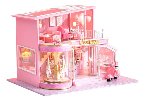 Diy House Toy Artesanía En Miniatura Casa Simulación