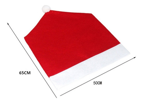 Adorno Estuche Silla Decoracion Navideña Red Hat 65 Cm