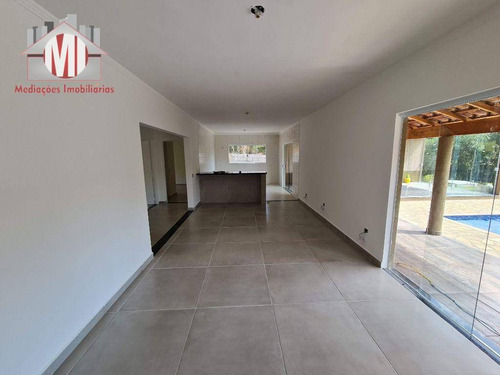 Linda Chácara Em Fase De Acabamento, Com 3 Dormitórios, Jardim, Piscina, Lago, Córrego, À Venda, 2000 M² Por R$ 580.000 - Zona Rural - Pinhalzinho/sp - Ch0850