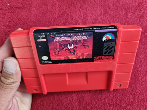 Spider Man And Venom Maximum Carnage Snes Nintendo Snes (Usado)