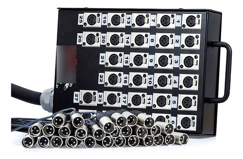 Cabo Xlr Do 1 Jack Macho Em 1 Jack Macho Cirilo Cabos Medusa 28 Vias Montada Conectores Santo Angelo - 50 Metros Preto Do 50m