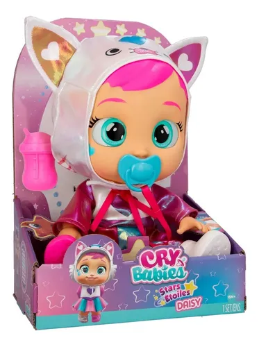 comprar Muñeca Cry Babies Stars Daisy Bebé Lloron Ojos Iluminados