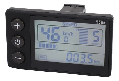 Panel De Pantalla Lcd Para Bicicleta Eléctrica S866 24v 36v