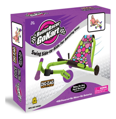 Go Kart Roller Racer Swing Side-to-side Zig-zag Motion