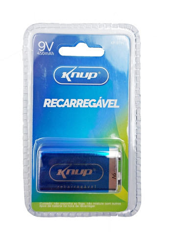 Imagem 6 de 7 de Bateria Recarregável 9v 450 Mah