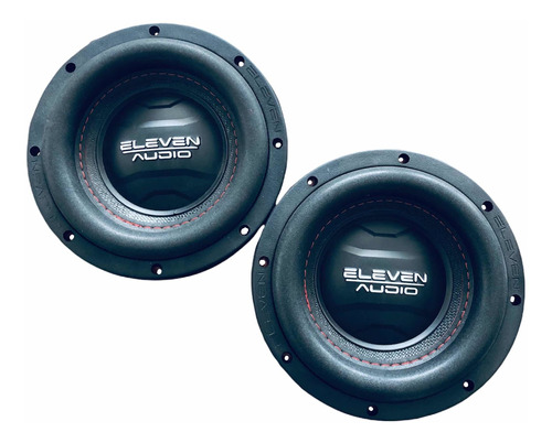 Set 2 Subwoofer 8 Doble Bobina Imán 35 Oz Eleven Audio Al