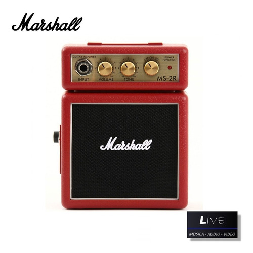 Mini Amplificador De Guitarra Marshall Ms-2r + Garantía