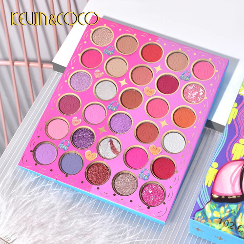 Paleta Billie Eilish Green 102 Colores Kevin & Coco