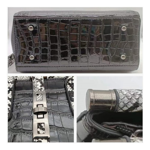 Bolso Bandolera Moda Bolsa De Mano Para Mujer Color Negro